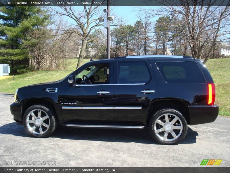 Black Raven / Ebony/Ebony 2007 Cadillac Escalade AWD
