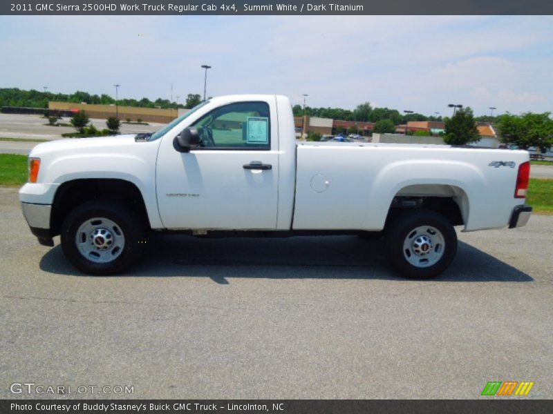 Summit White / Dark Titanium 2011 GMC Sierra 2500HD Work Truck Regular Cab 4x4