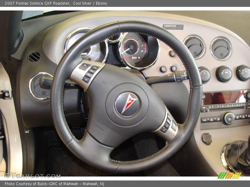 Cool Silver / Ebony 2007 Pontiac Solstice GXP Roadster