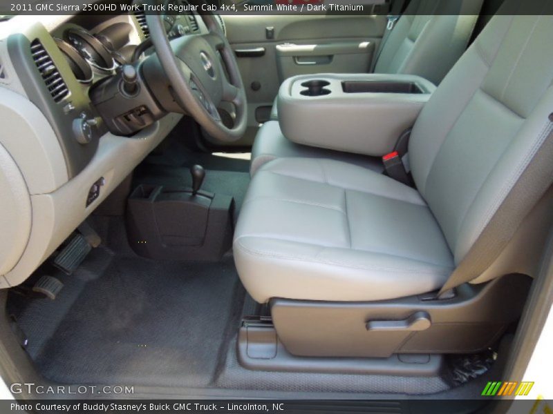  2011 Sierra 2500HD Work Truck Regular Cab 4x4 Dark Titanium Interior