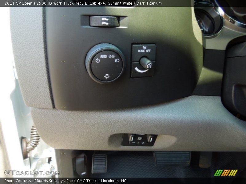 Summit White / Dark Titanium 2011 GMC Sierra 2500HD Work Truck Regular Cab 4x4