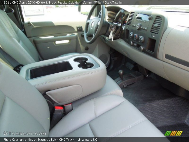 Summit White / Dark Titanium 2011 GMC Sierra 2500HD Work Truck Regular Cab 4x4