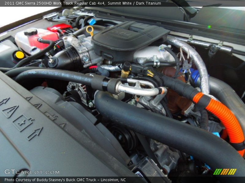  2011 Sierra 2500HD Work Truck Regular Cab 4x4 Engine - 6.6 Liter OHV 32-Valve Duramax Turbo-Diesel V8
