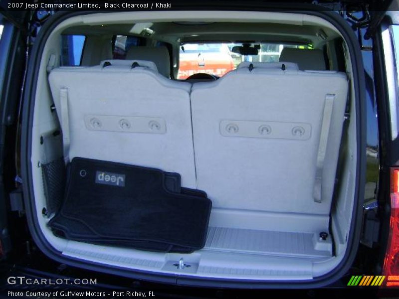 Black Clearcoat / Khaki 2007 Jeep Commander Limited