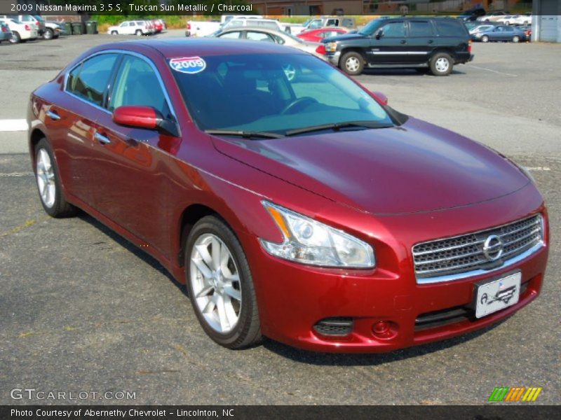 Tuscan Sun Metallic / Charcoal 2009 Nissan Maxima 3.5 S