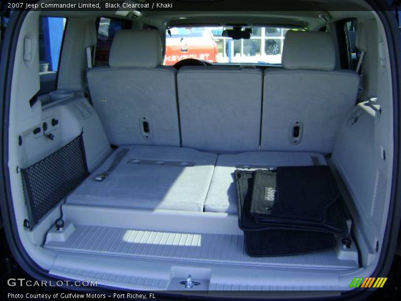 Black Clearcoat / Khaki 2007 Jeep Commander Limited