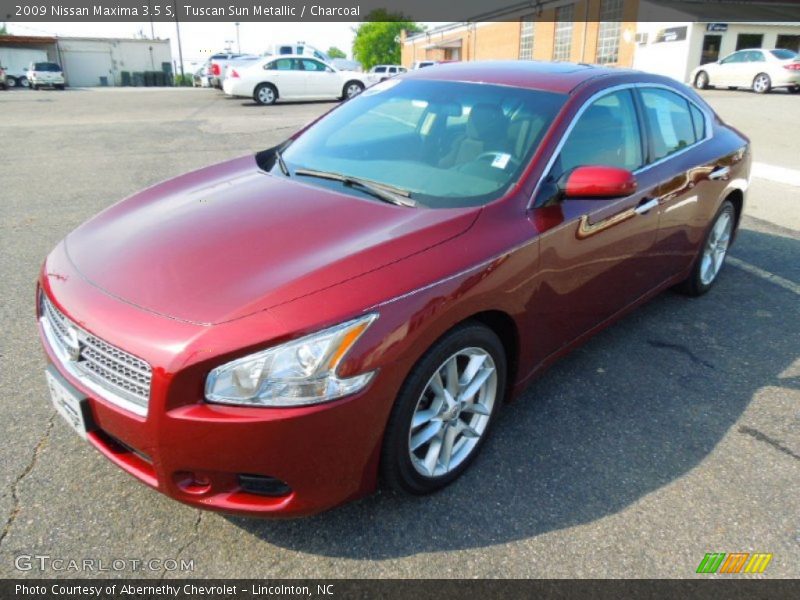 Tuscan Sun Metallic / Charcoal 2009 Nissan Maxima 3.5 S