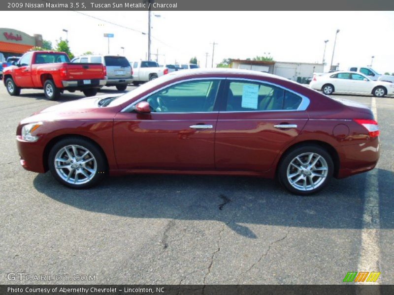 Tuscan Sun Metallic / Charcoal 2009 Nissan Maxima 3.5 S