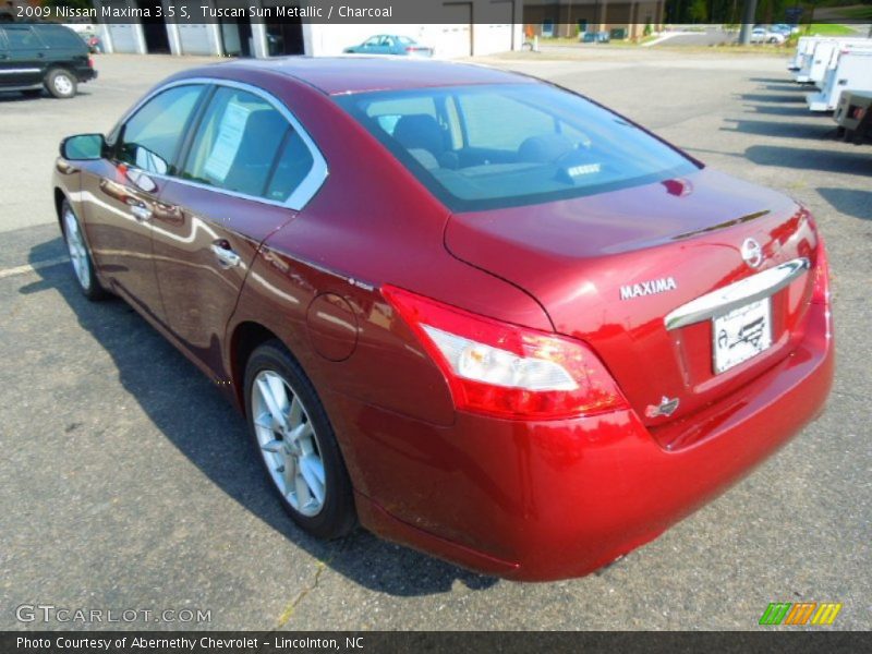 Tuscan Sun Metallic / Charcoal 2009 Nissan Maxima 3.5 S
