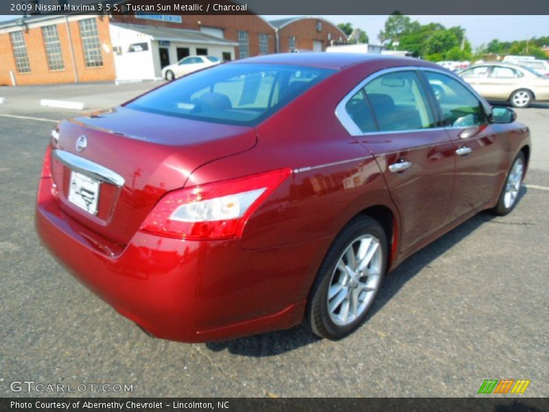 Tuscan Sun Metallic / Charcoal 2009 Nissan Maxima 3.5 S