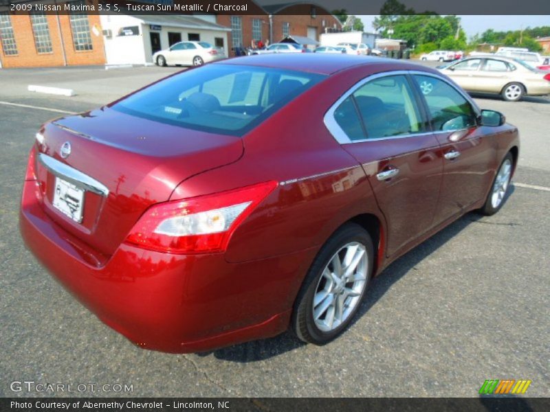 Tuscan Sun Metallic / Charcoal 2009 Nissan Maxima 3.5 S