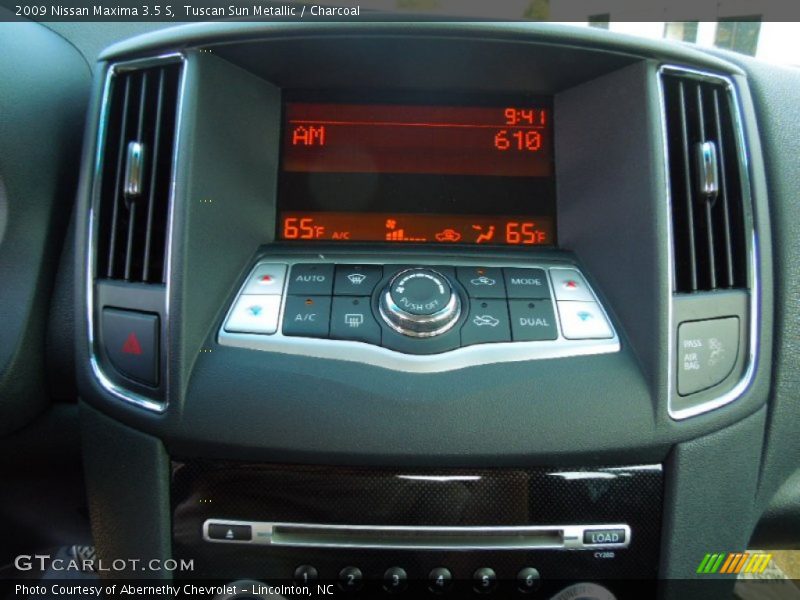 Tuscan Sun Metallic / Charcoal 2009 Nissan Maxima 3.5 S
