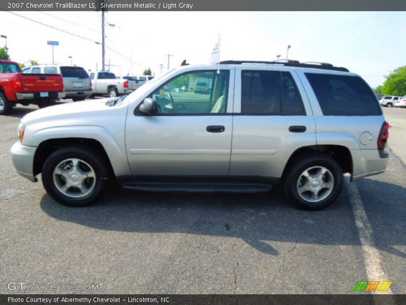 Silverstone Metallic / Light Gray 2007 Chevrolet TrailBlazer LS