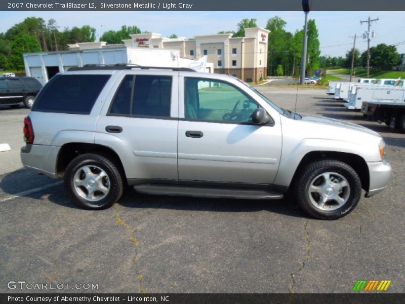 Silverstone Metallic / Light Gray 2007 Chevrolet TrailBlazer LS
