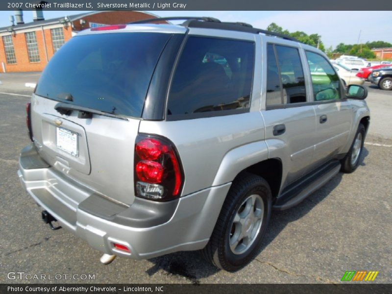 Silverstone Metallic / Light Gray 2007 Chevrolet TrailBlazer LS