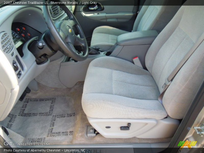 Silverstone Metallic / Light Gray 2007 Chevrolet TrailBlazer LS