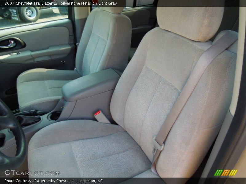 Silverstone Metallic / Light Gray 2007 Chevrolet TrailBlazer LS