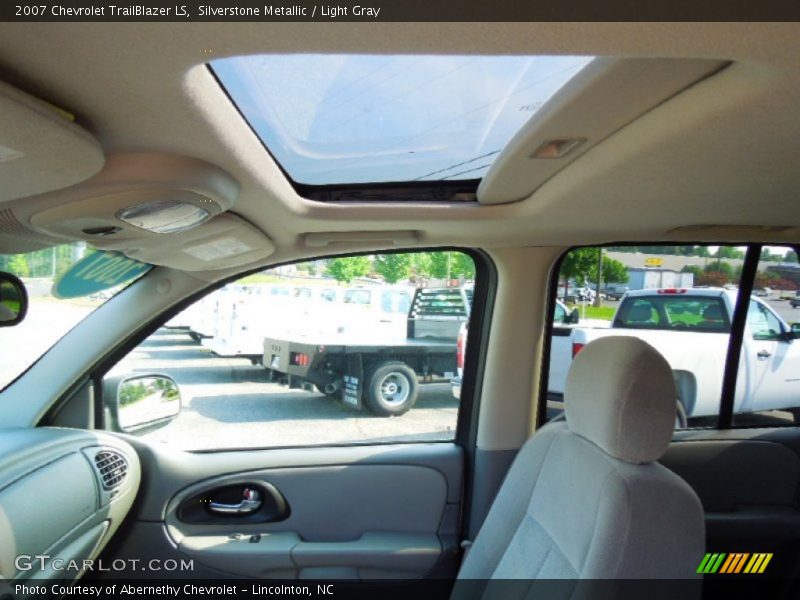 Silverstone Metallic / Light Gray 2007 Chevrolet TrailBlazer LS