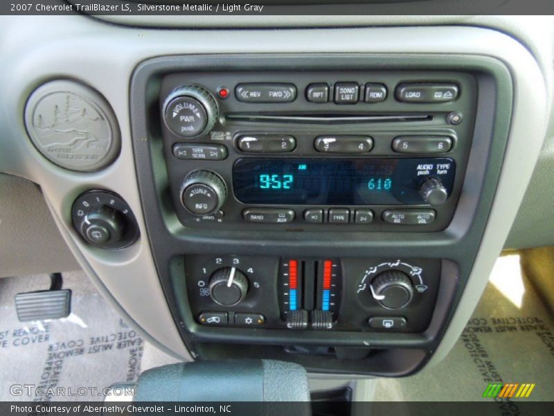 Silverstone Metallic / Light Gray 2007 Chevrolet TrailBlazer LS