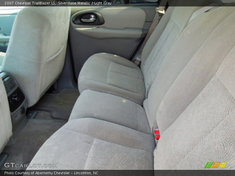 Silverstone Metallic / Light Gray 2007 Chevrolet TrailBlazer LS