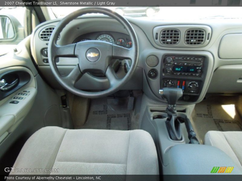 Silverstone Metallic / Light Gray 2007 Chevrolet TrailBlazer LS