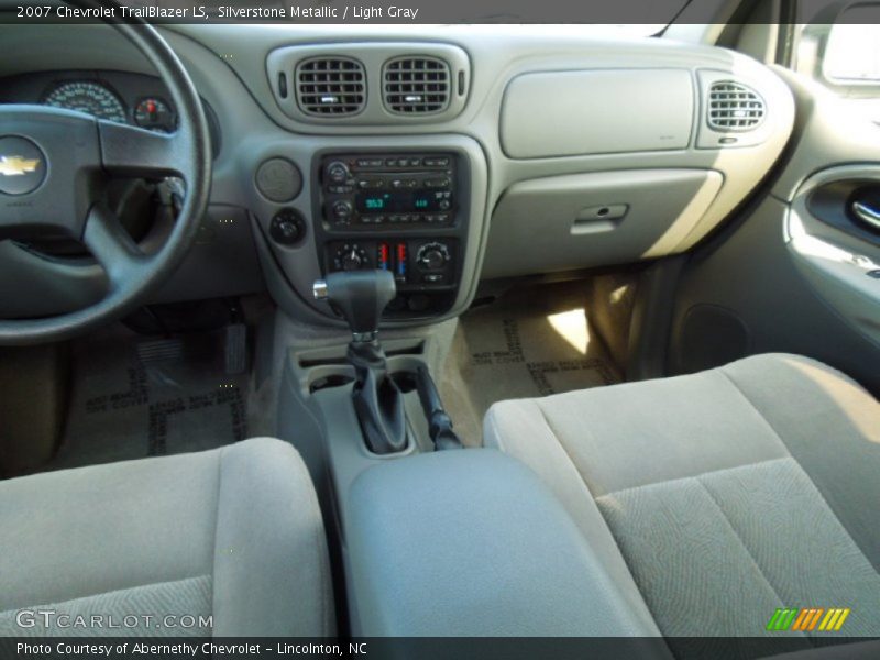 Silverstone Metallic / Light Gray 2007 Chevrolet TrailBlazer LS
