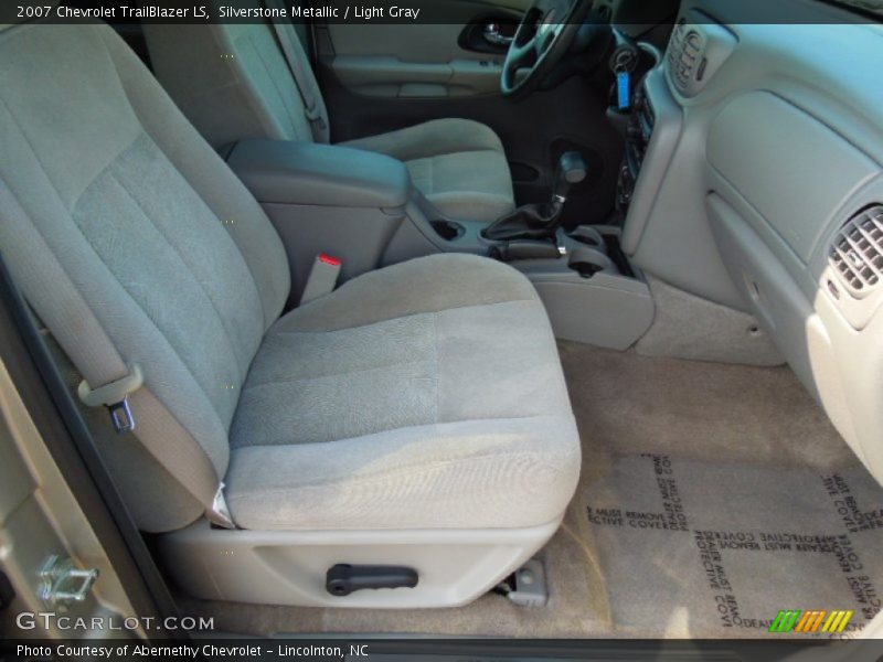 Silverstone Metallic / Light Gray 2007 Chevrolet TrailBlazer LS