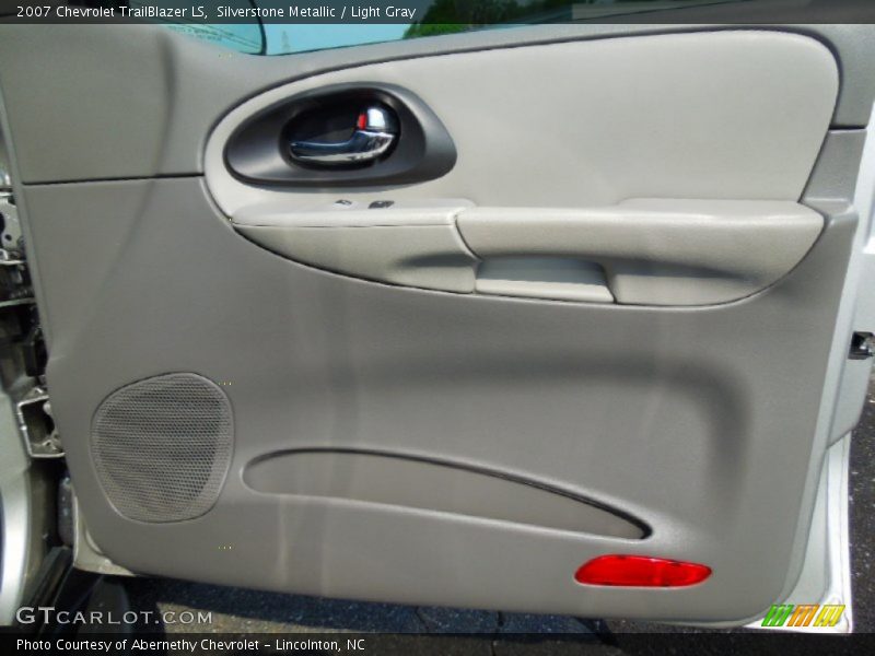 Silverstone Metallic / Light Gray 2007 Chevrolet TrailBlazer LS