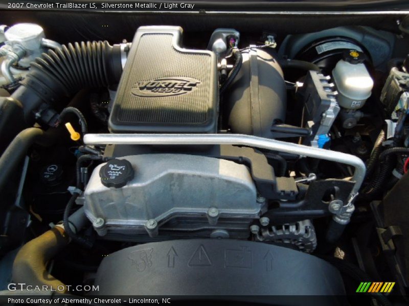 Silverstone Metallic / Light Gray 2007 Chevrolet TrailBlazer LS