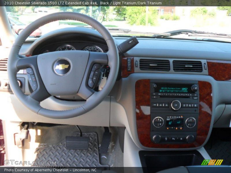 Black / Light Titanium/Dark Titanium 2010 Chevrolet Silverado 1500 LTZ Extended Cab 4x4