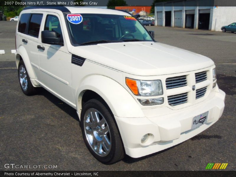 Stone White / Dark Slate Gray 2007 Dodge Nitro R/T
