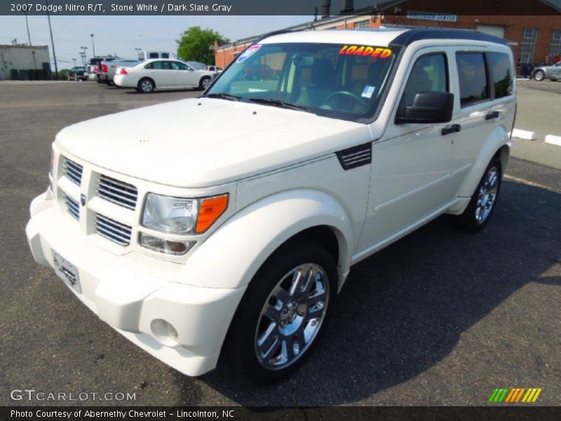 Stone White / Dark Slate Gray 2007 Dodge Nitro R/T