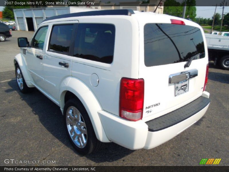 Stone White / Dark Slate Gray 2007 Dodge Nitro R/T