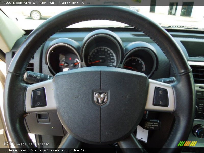 Stone White / Dark Slate Gray 2007 Dodge Nitro R/T