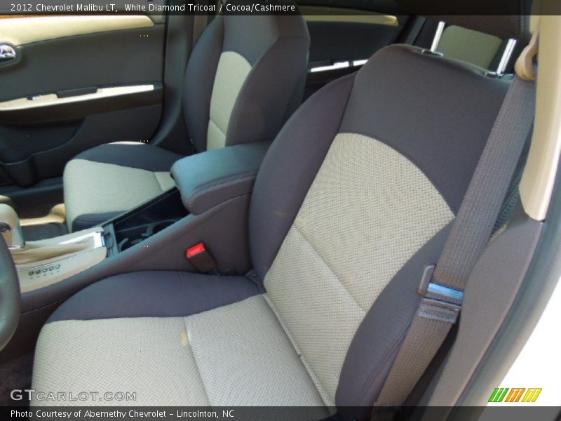 White Diamond Tricoat / Cocoa/Cashmere 2012 Chevrolet Malibu LT