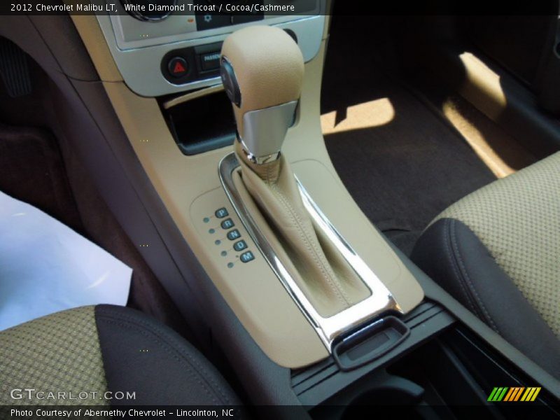 White Diamond Tricoat / Cocoa/Cashmere 2012 Chevrolet Malibu LT