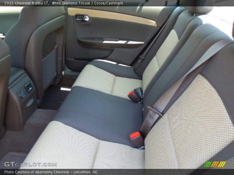 White Diamond Tricoat / Cocoa/Cashmere 2012 Chevrolet Malibu LT