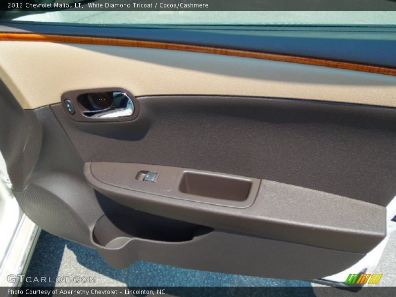 White Diamond Tricoat / Cocoa/Cashmere 2012 Chevrolet Malibu LT