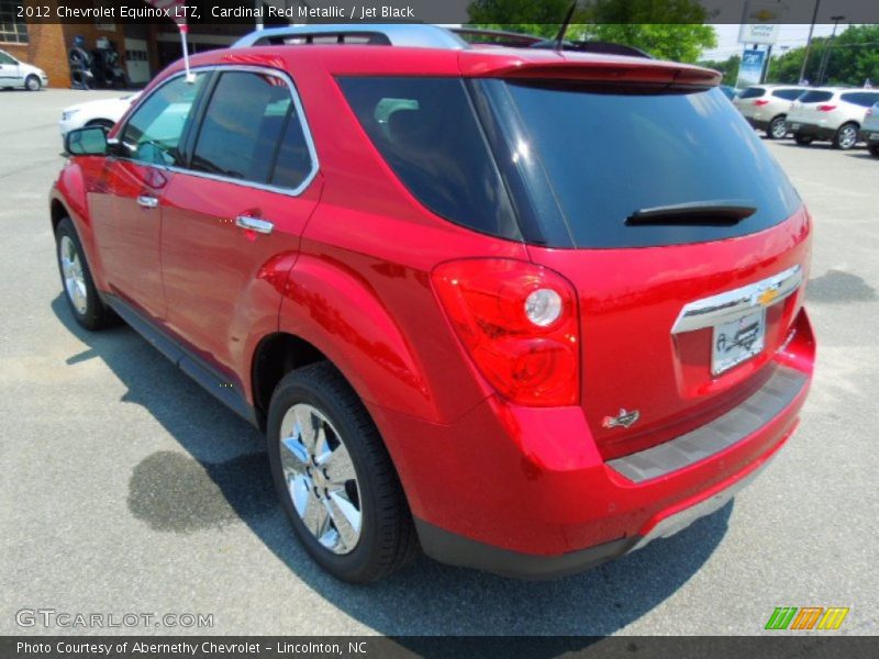 Cardinal Red Metallic / Jet Black 2012 Chevrolet Equinox LTZ