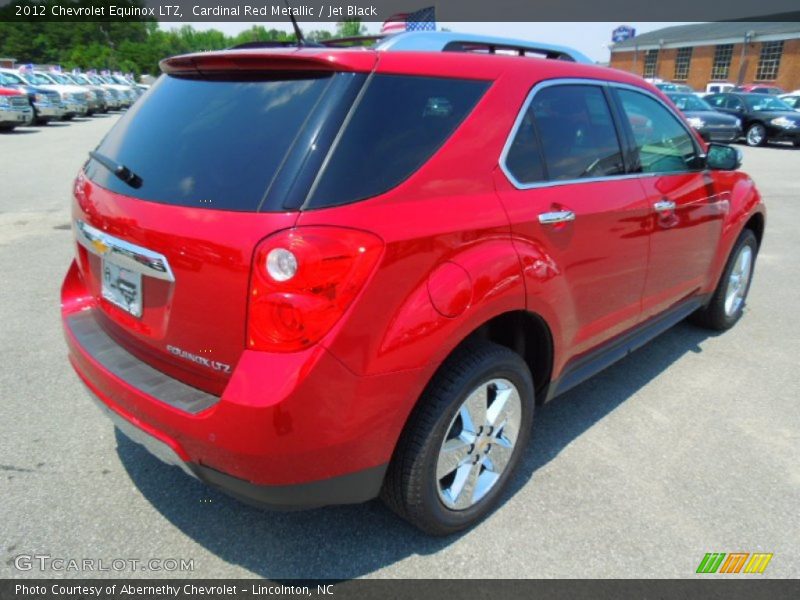 Cardinal Red Metallic / Jet Black 2012 Chevrolet Equinox LTZ