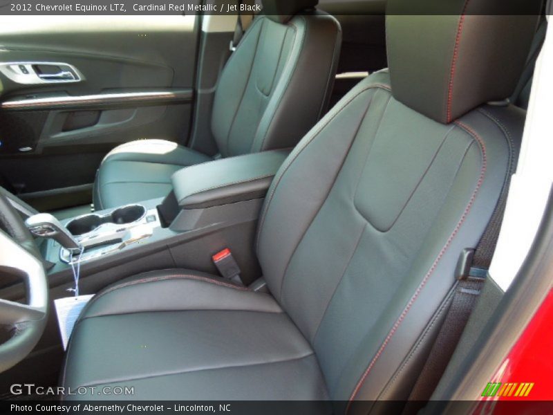 Front Seat of 2012 Equinox LTZ