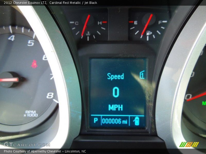 Cardinal Red Metallic / Jet Black 2012 Chevrolet Equinox LTZ