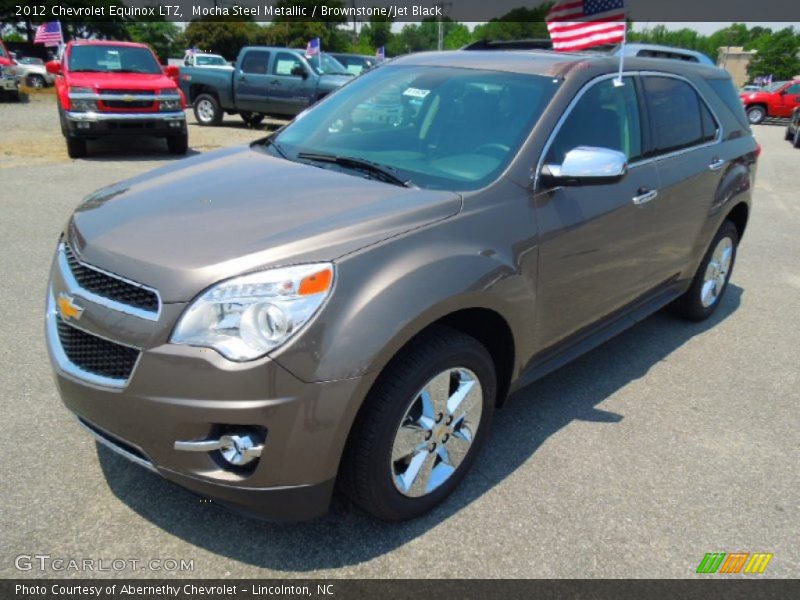 Mocha Steel Metallic / Brownstone/Jet Black 2012 Chevrolet Equinox LTZ
