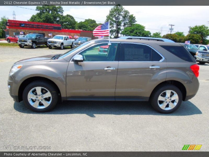 Mocha Steel Metallic / Brownstone/Jet Black 2012 Chevrolet Equinox LTZ