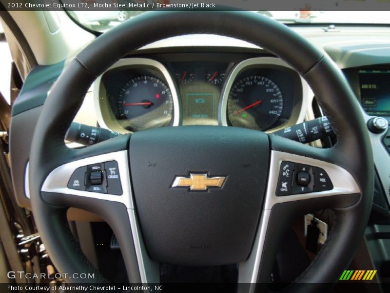 Mocha Steel Metallic / Brownstone/Jet Black 2012 Chevrolet Equinox LTZ