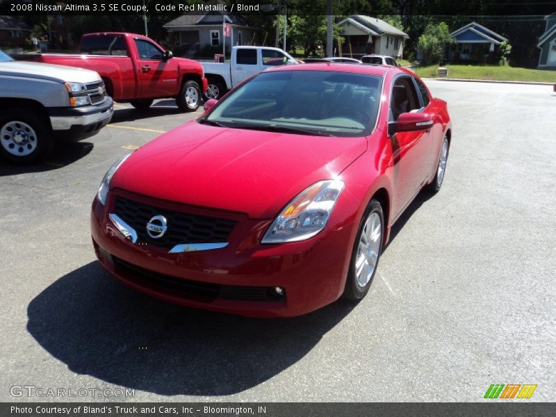 Code Red Metallic / Blond 2008 Nissan Altima 3.5 SE Coupe