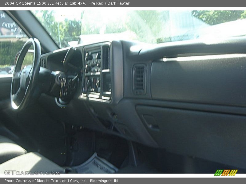 Fire Red / Dark Pewter 2004 GMC Sierra 1500 SLE Regular Cab 4x4