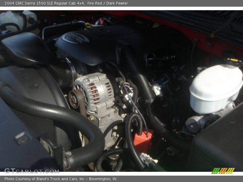 Fire Red / Dark Pewter 2004 GMC Sierra 1500 SLE Regular Cab 4x4