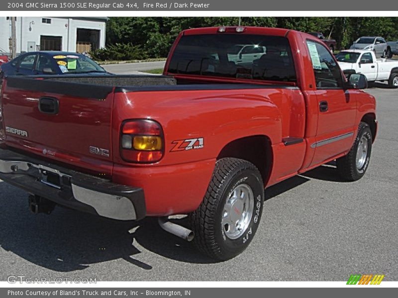 Fire Red / Dark Pewter 2004 GMC Sierra 1500 SLE Regular Cab 4x4