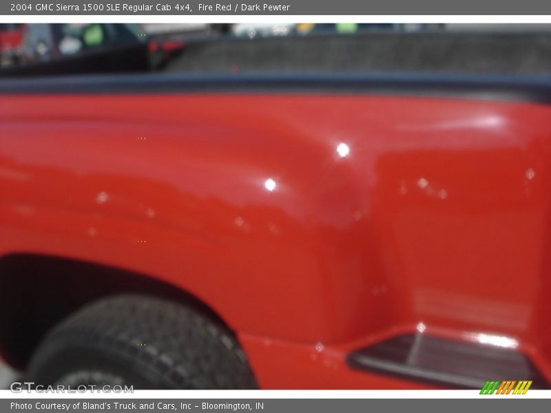 Fire Red / Dark Pewter 2004 GMC Sierra 1500 SLE Regular Cab 4x4